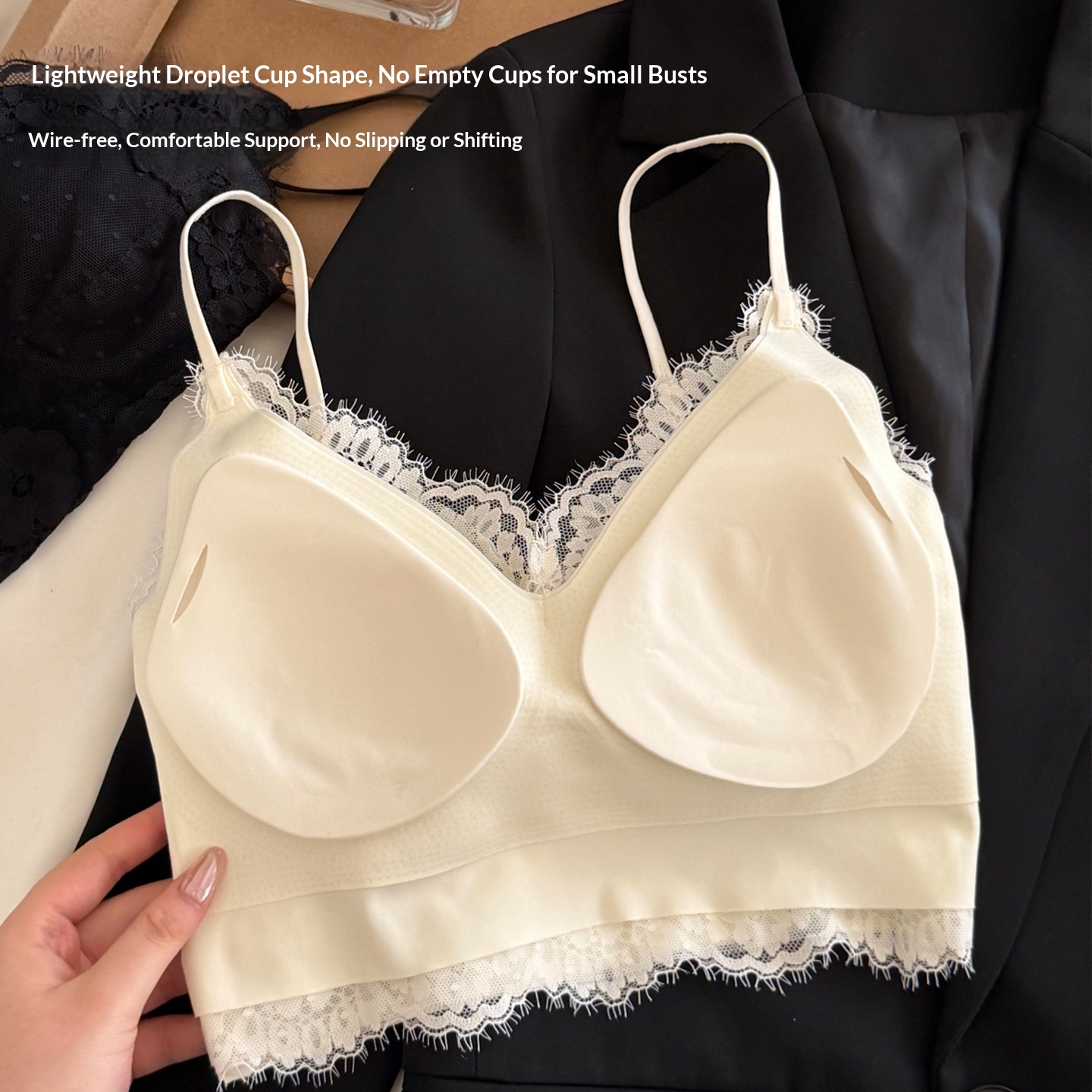 บราลูกไม้ฝรั่งเศสแบบใหม่ ทรงบา - T Shirt Bra Seamless บทวิจารณ์และราคา