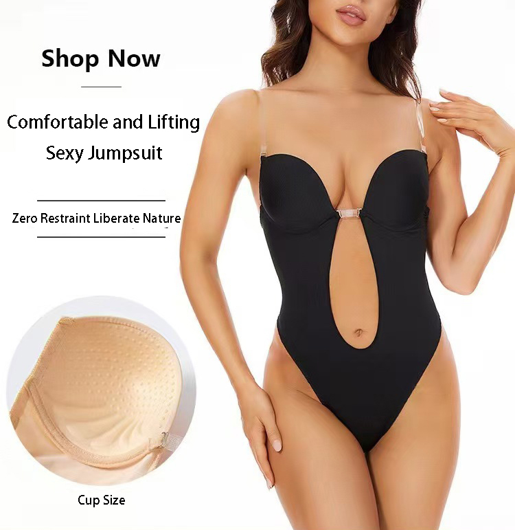 บอดี้สูทกระชับสัดส่วนแบบไม่มีส - Plunge Bra Push Up บทวิจารณ์และราคา